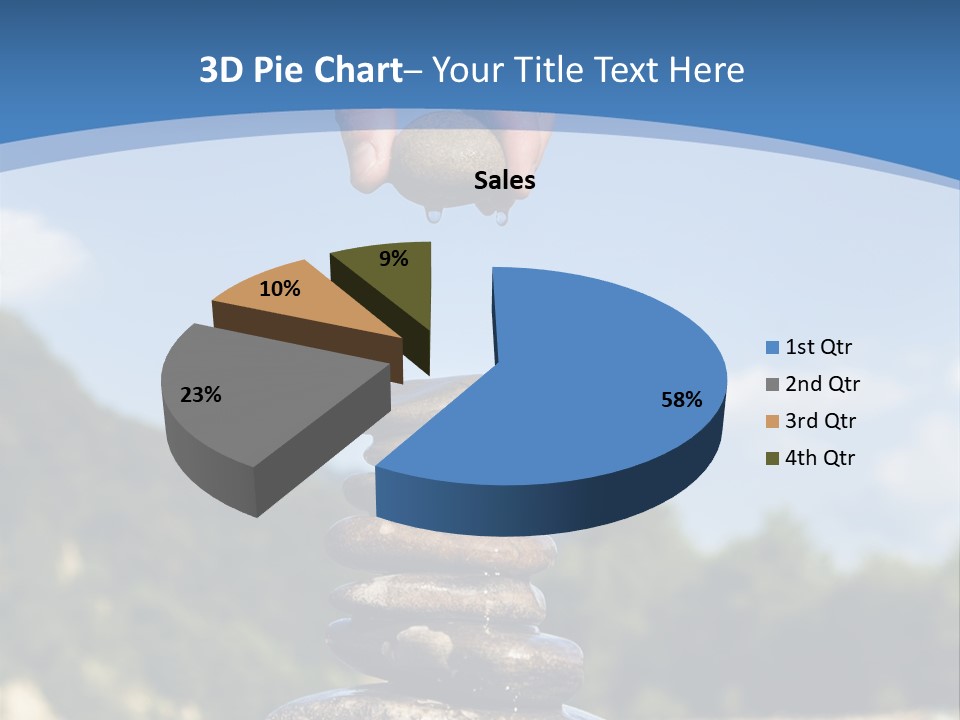 Fragility Symbol Pile PowerPoint Template
