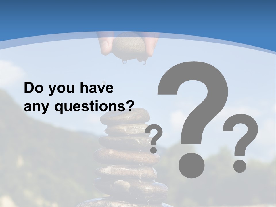 Fragility Symbol Pile PowerPoint Template