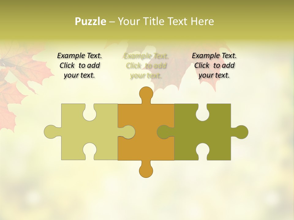 Natural Border Cover PowerPoint Template