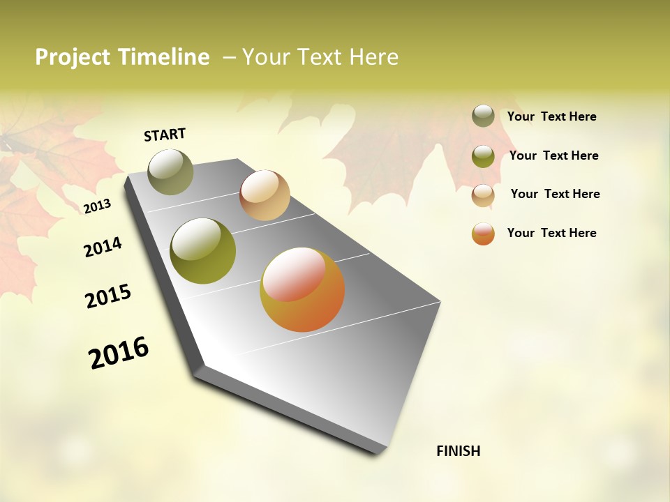 Natural Border Cover PowerPoint Template