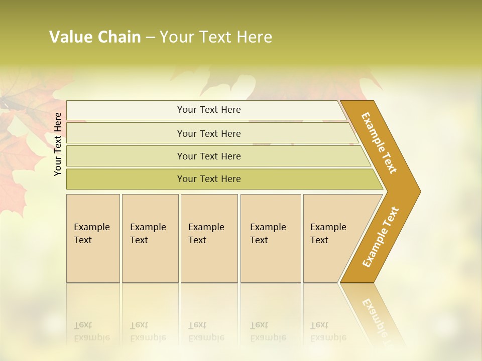 Natural Border Cover PowerPoint Template