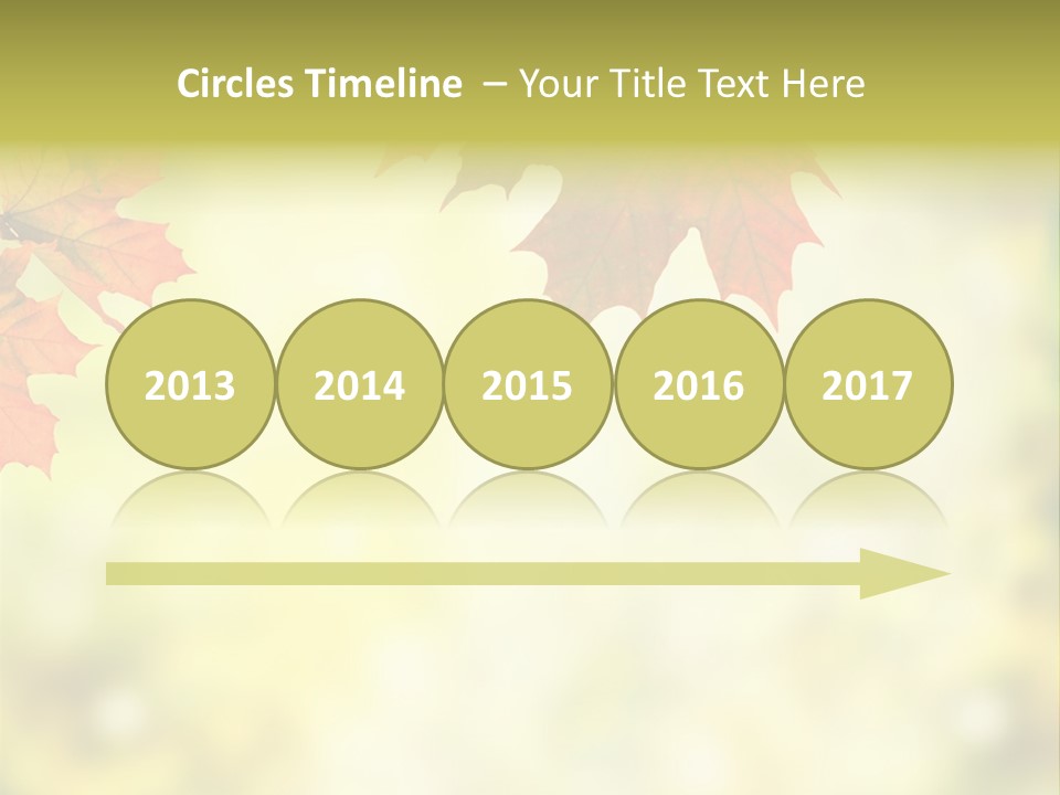 Natural Border Cover PowerPoint Template