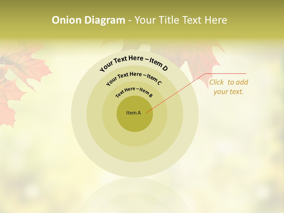 Natural Border Cover PowerPoint Template