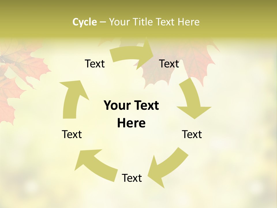 Natural Border Cover PowerPoint Template