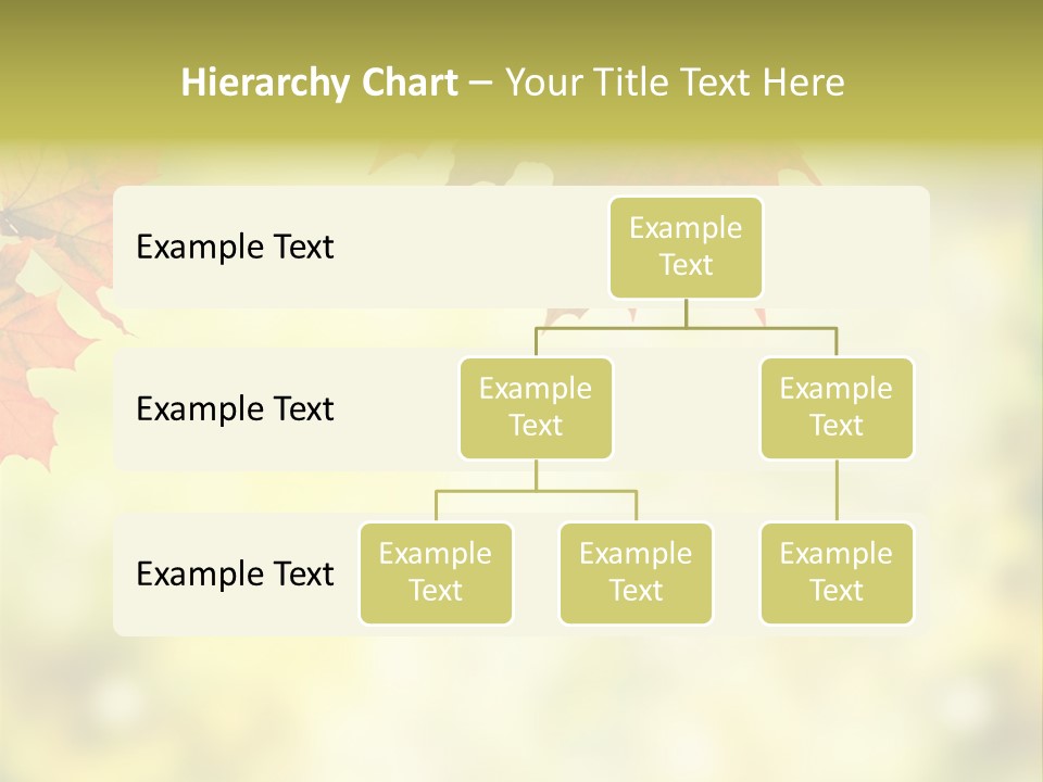 Natural Border Cover PowerPoint Template