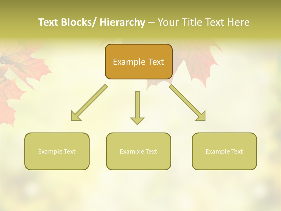 Natural Border Cover PowerPoint Template