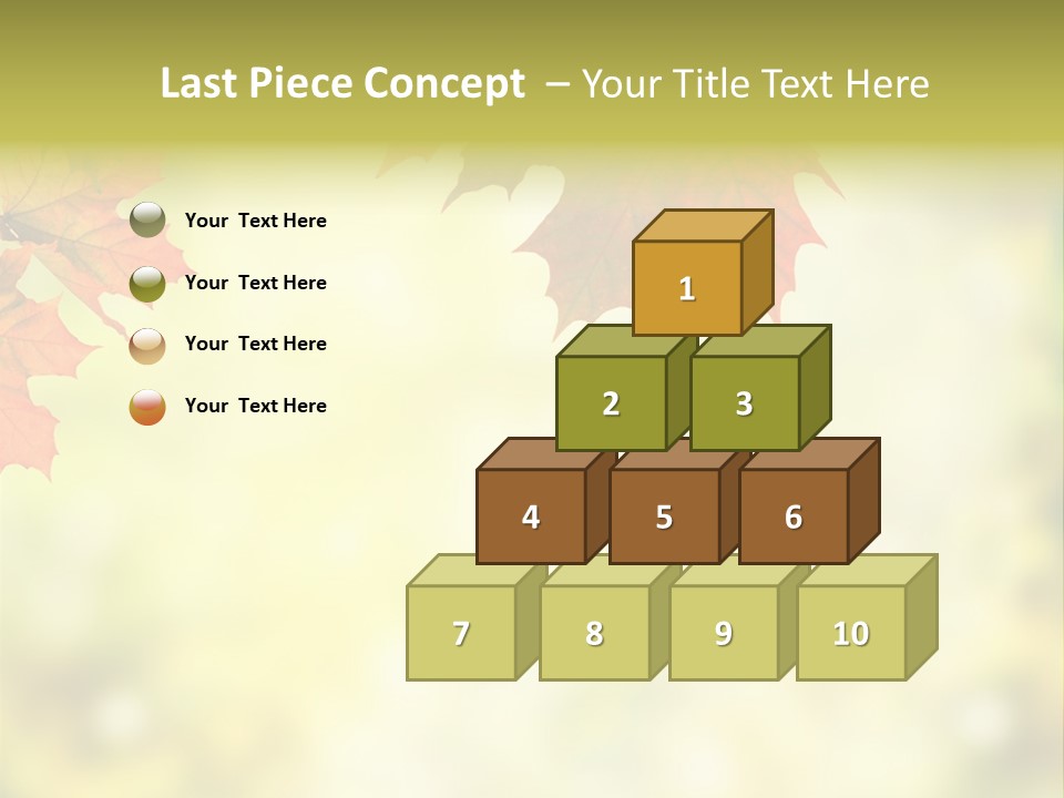 Natural Border Cover PowerPoint Template