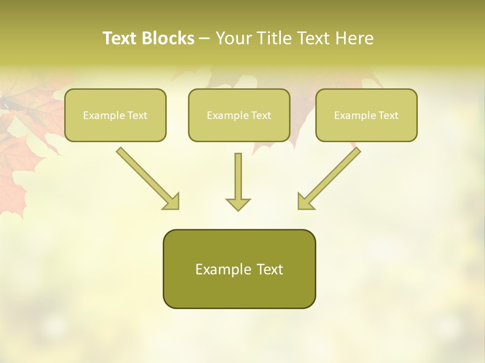 Natural Border Cover PowerPoint Template
