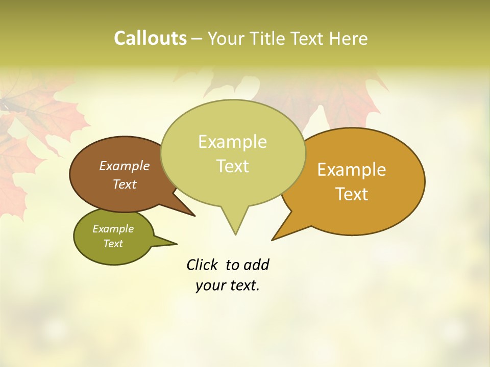 Natural Border Cover PowerPoint Template
