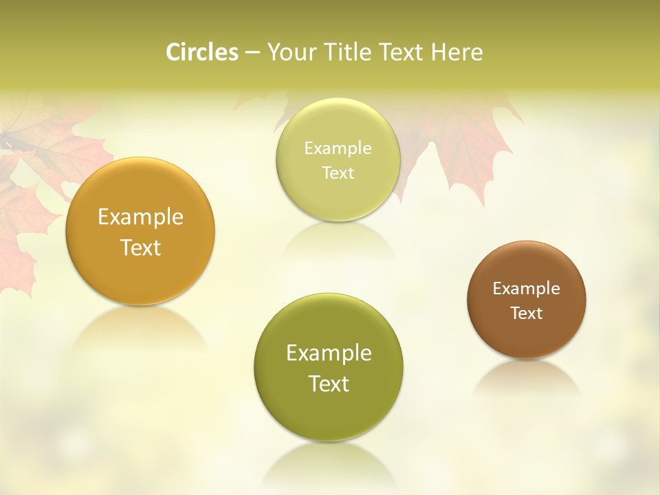 Natural Border Cover PowerPoint Template