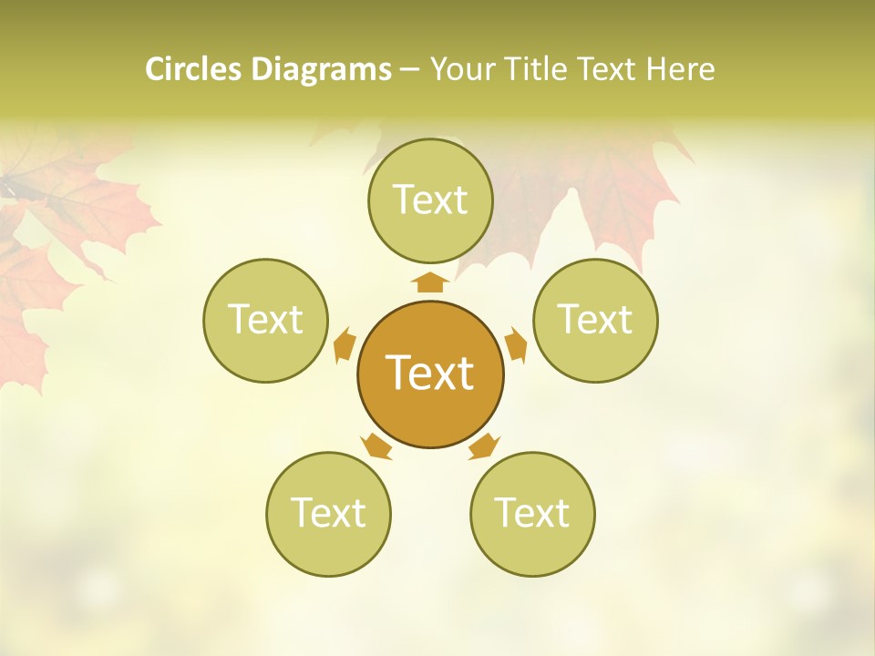 Natural Border Cover PowerPoint Template