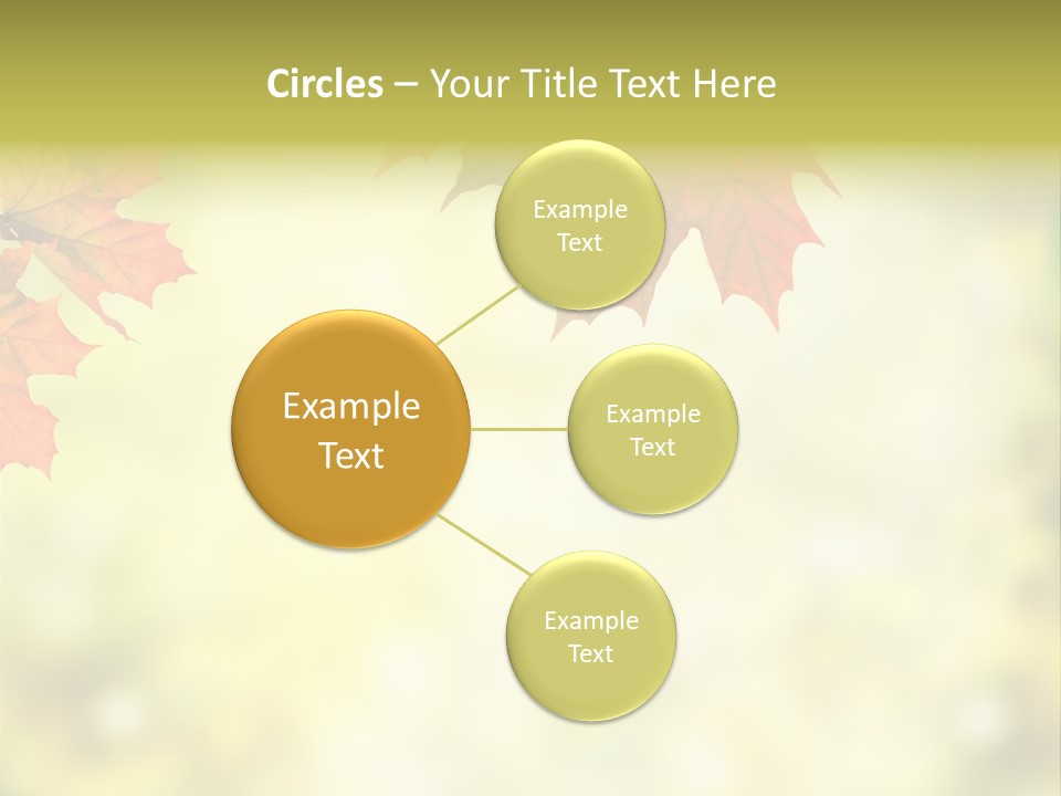 Natural Border Cover PowerPoint Template