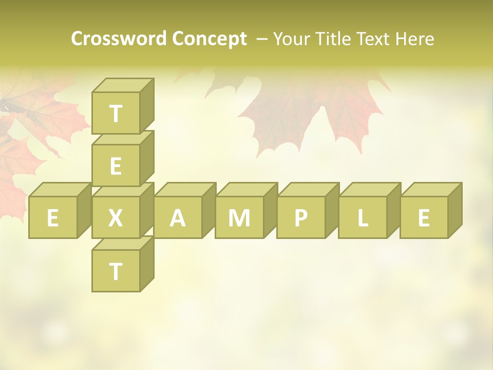 Natural Border Cover PowerPoint Template