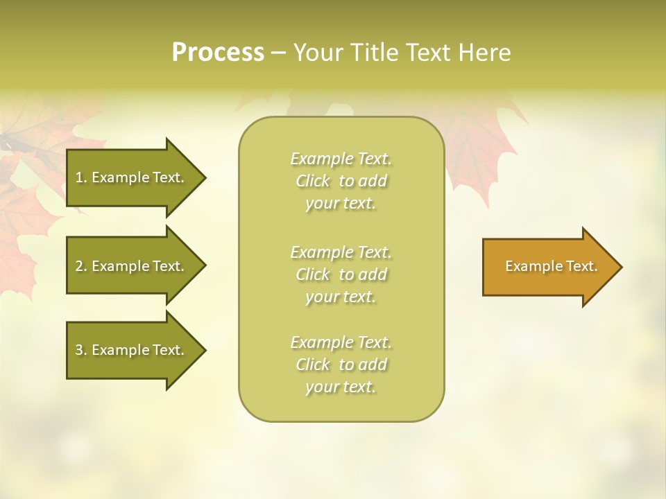 Natural Border Cover PowerPoint Template