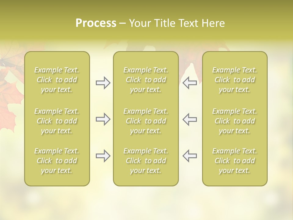 Natural Border Cover PowerPoint Template