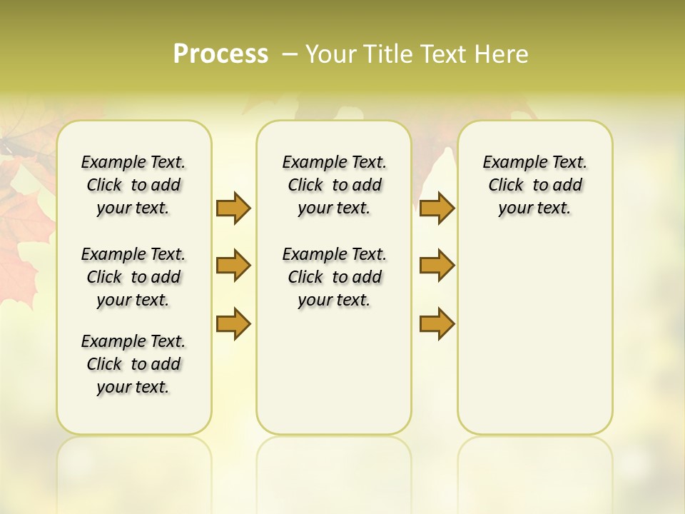 Natural Border Cover PowerPoint Template