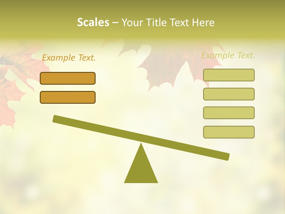 Natural Border Cover PowerPoint Template