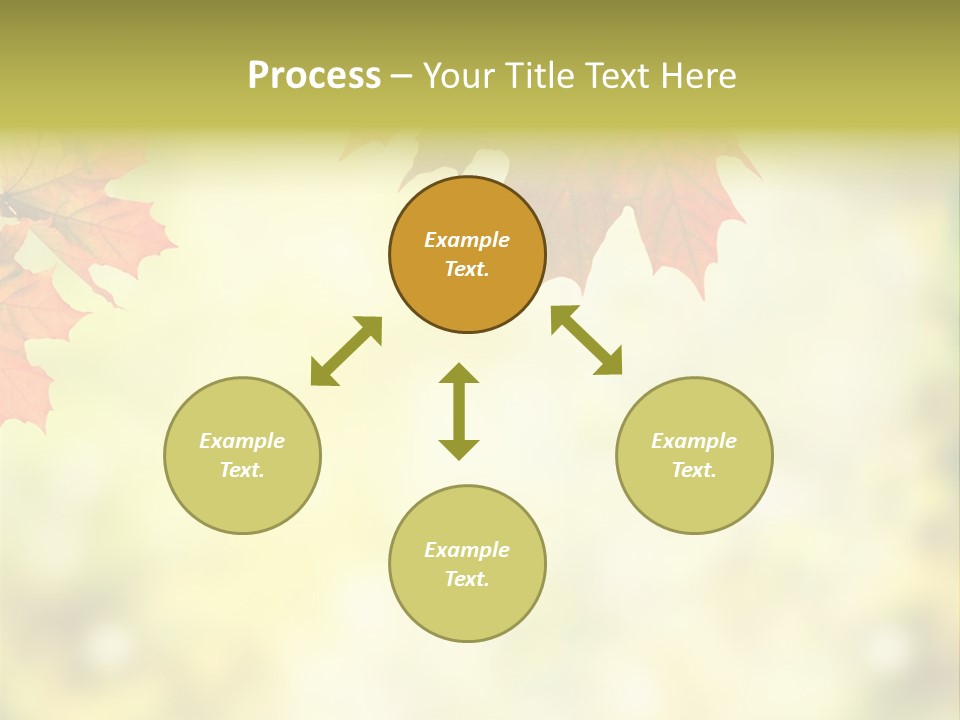 Natural Border Cover PowerPoint Template