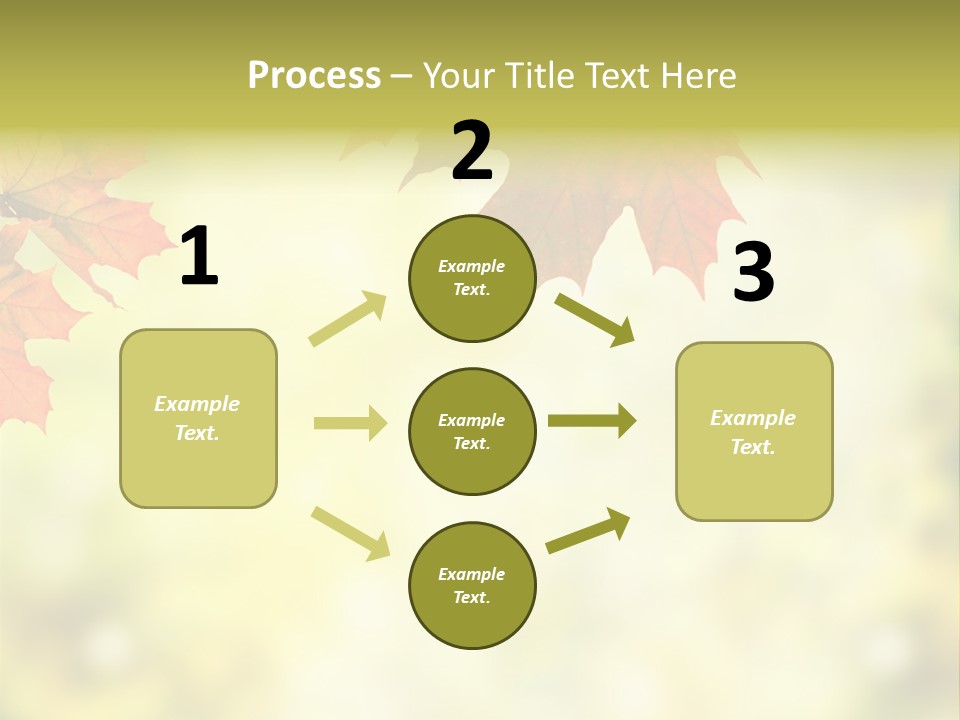 Natural Border Cover PowerPoint Template