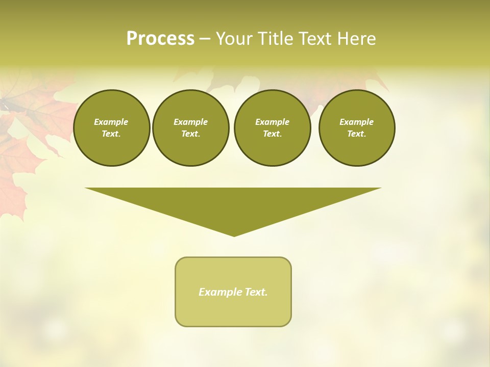 Natural Border Cover PowerPoint Template