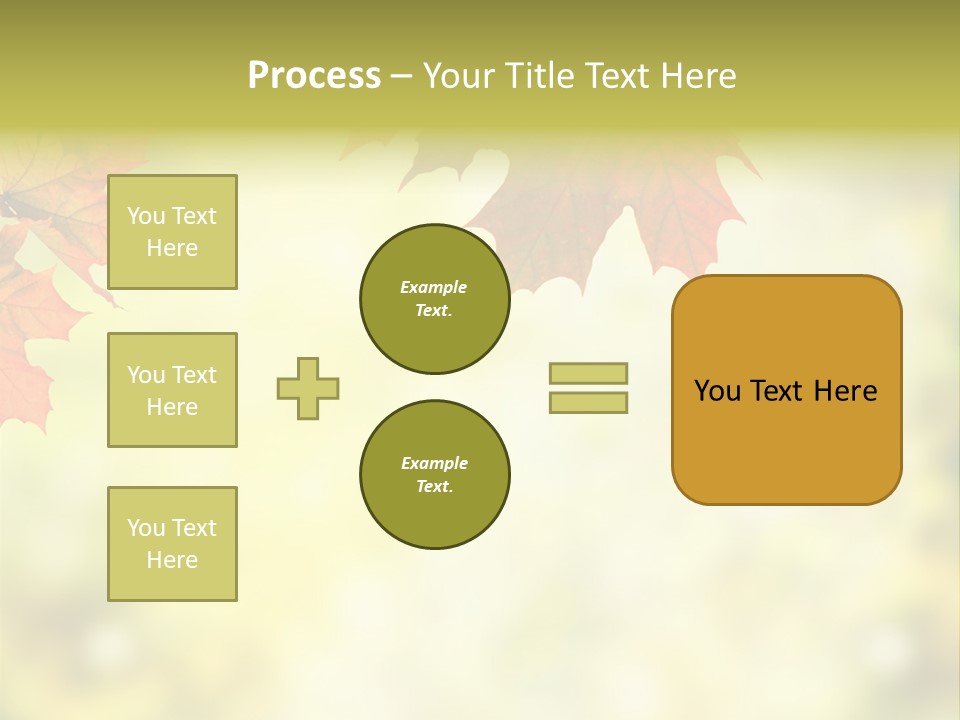 Natural Border Cover PowerPoint Template