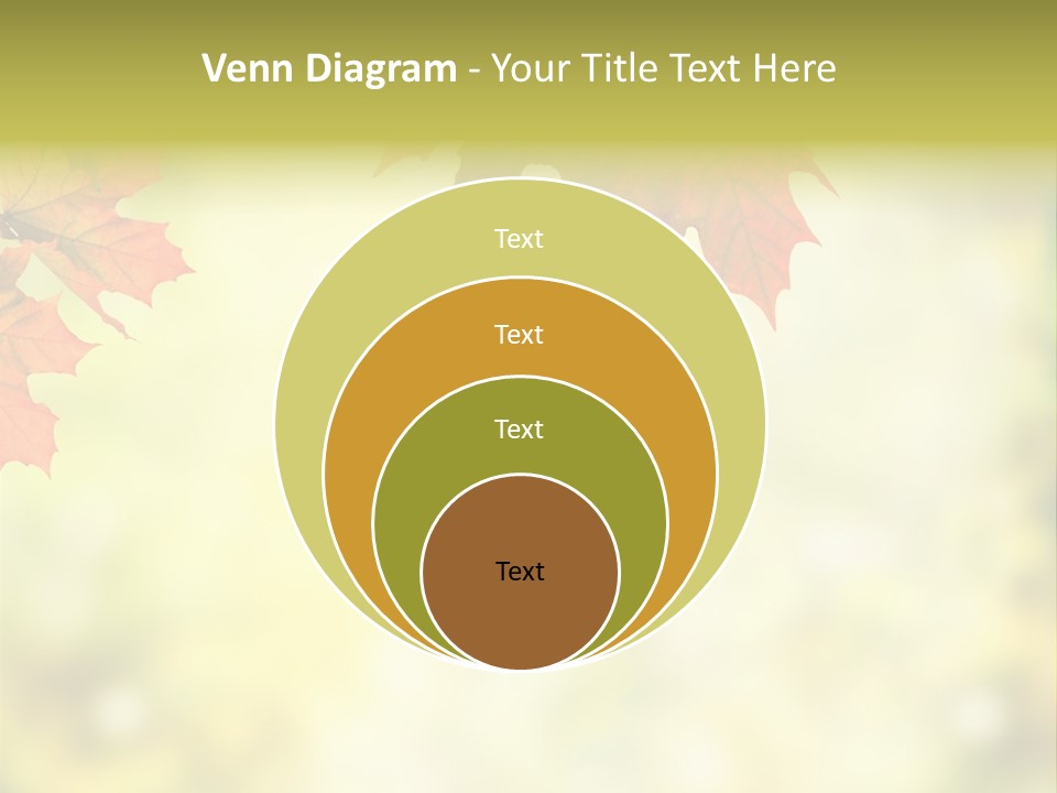 Natural Border Cover PowerPoint Template