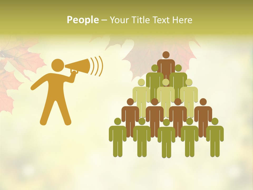 Natural Border Cover PowerPoint Template