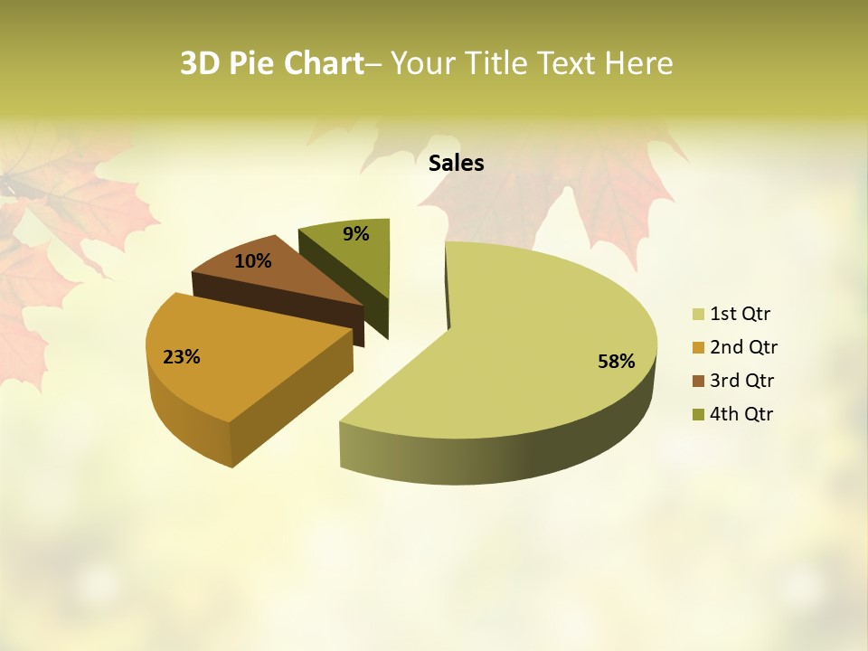 Natural Border Cover PowerPoint Template