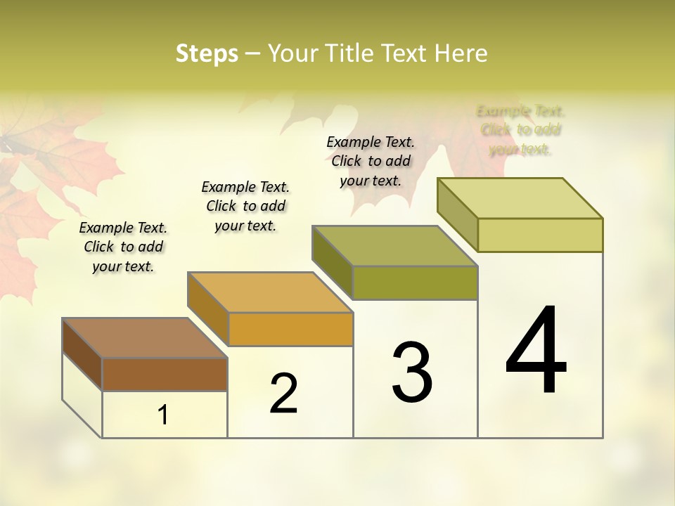Natural Border Cover PowerPoint Template