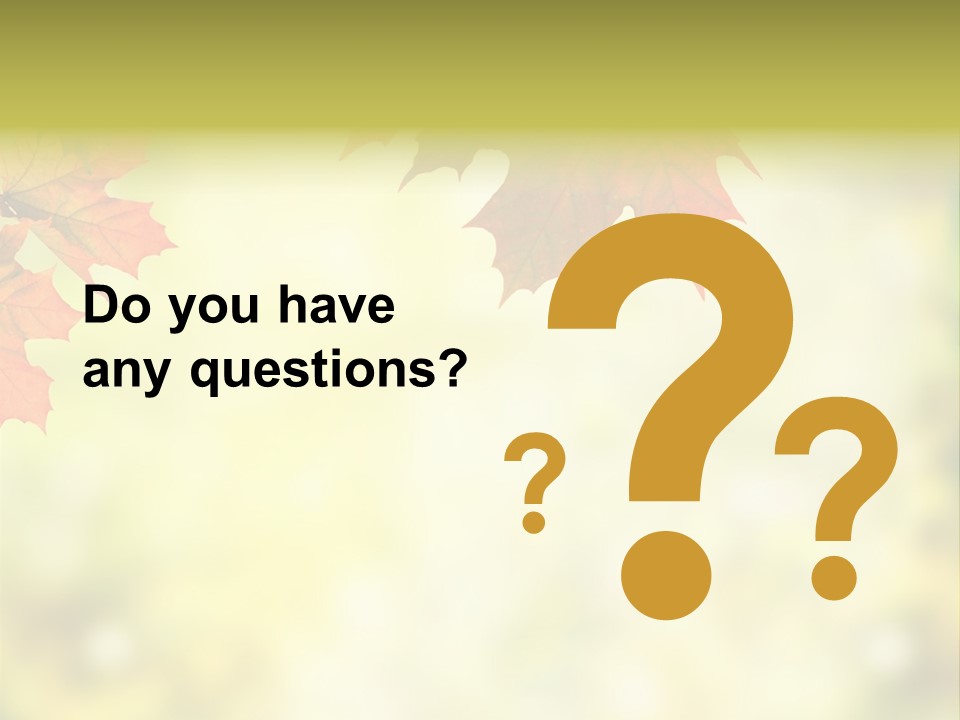 Natural Border Cover PowerPoint Template