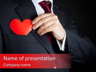 Gray Amour Day PowerPoint Template