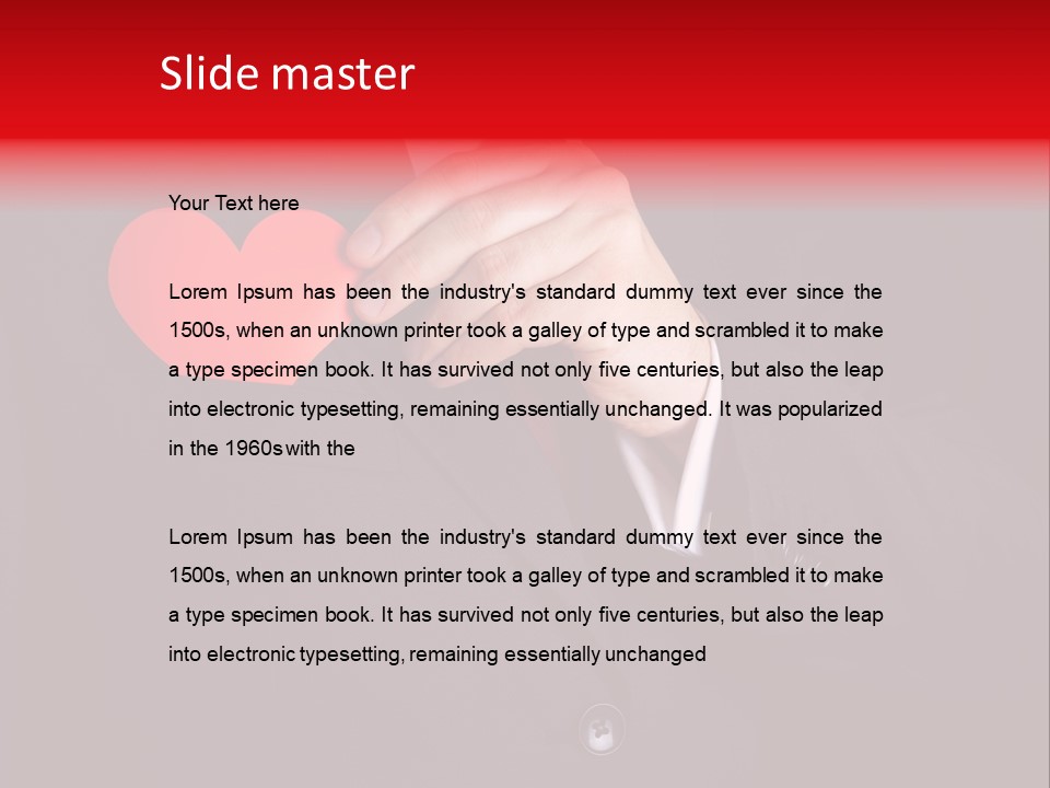 Gray Amour Day PowerPoint Template