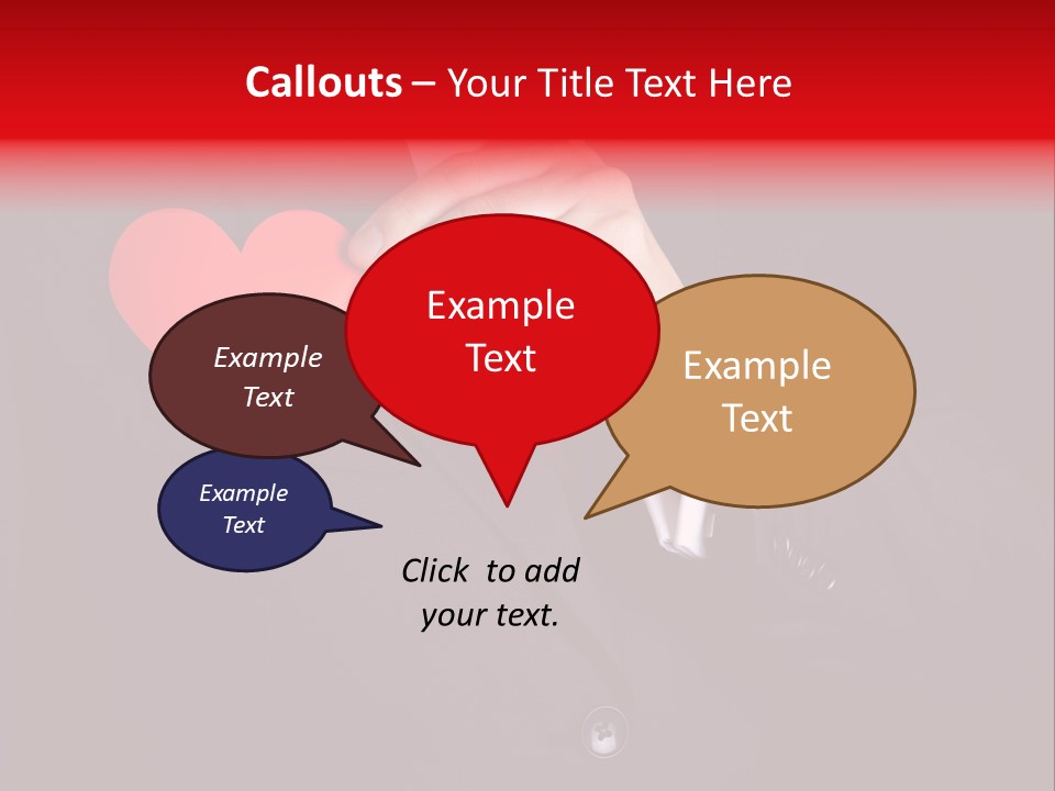 Gray Amour Day PowerPoint Template
