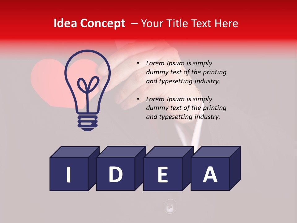 Gray Amour Day PowerPoint Template