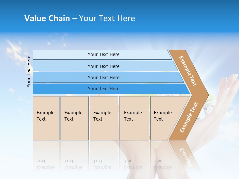 A Person Holding A House In Their Hands PowerPoint Template