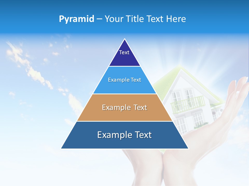 A Person Holding A House In Their Hands PowerPoint Template