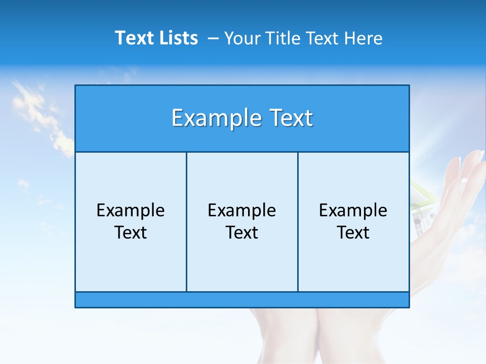 A Person Holding A House In Their Hands PowerPoint Template