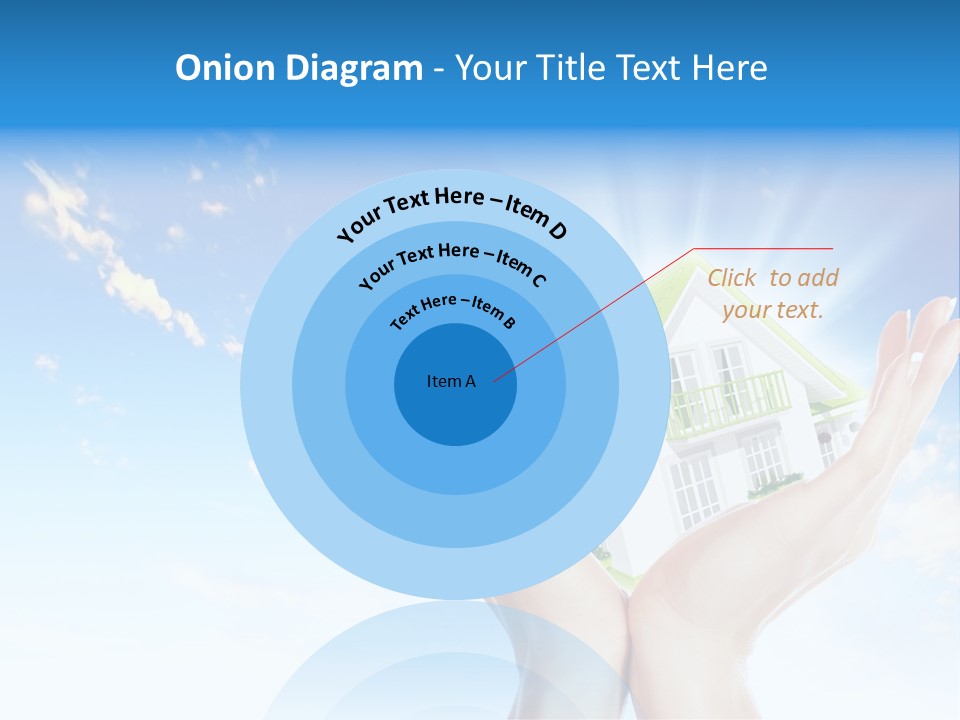 A Person Holding A House In Their Hands PowerPoint Template