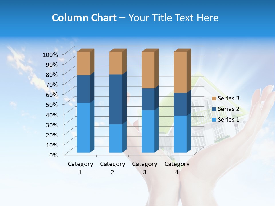A Person Holding A House In Their Hands PowerPoint Template