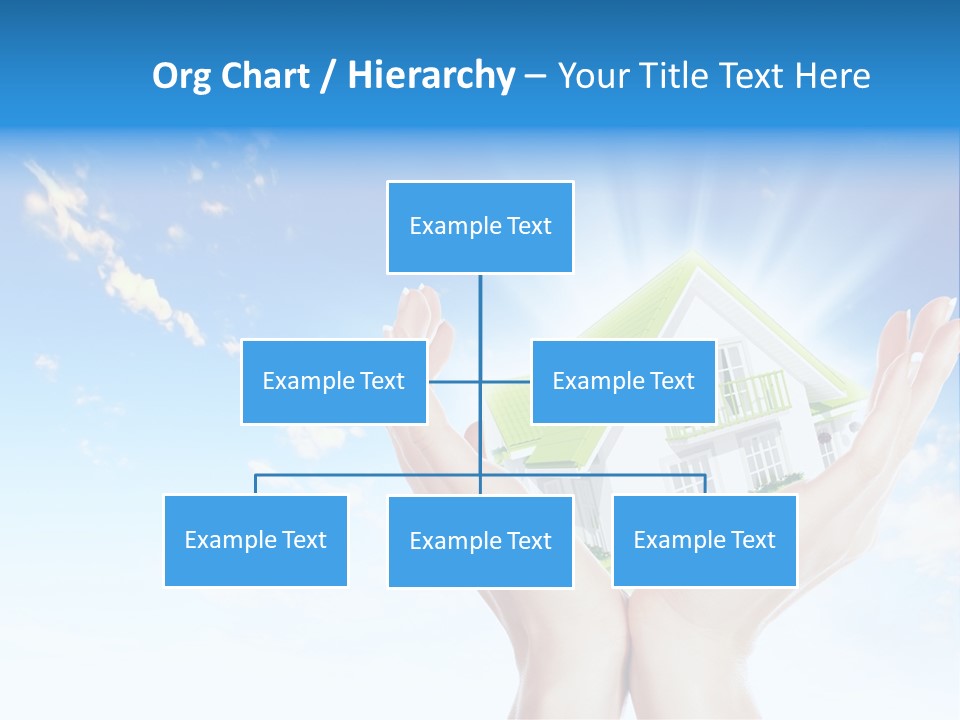 A Person Holding A House In Their Hands PowerPoint Template