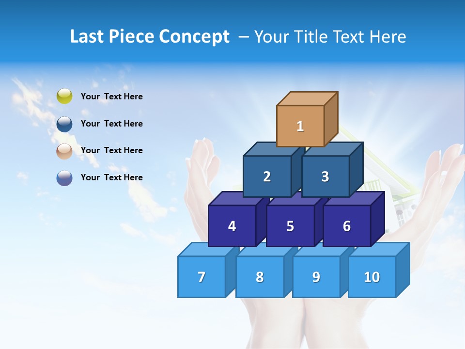 A Person Holding A House In Their Hands PowerPoint Template