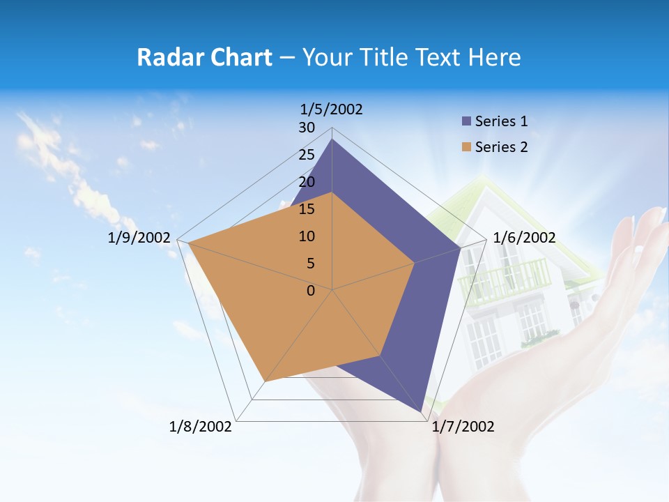A Person Holding A House In Their Hands PowerPoint Template