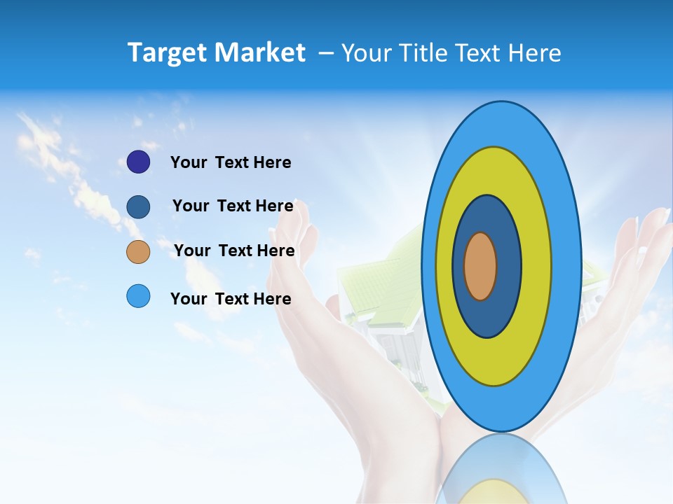 A Person Holding A House In Their Hands PowerPoint Template