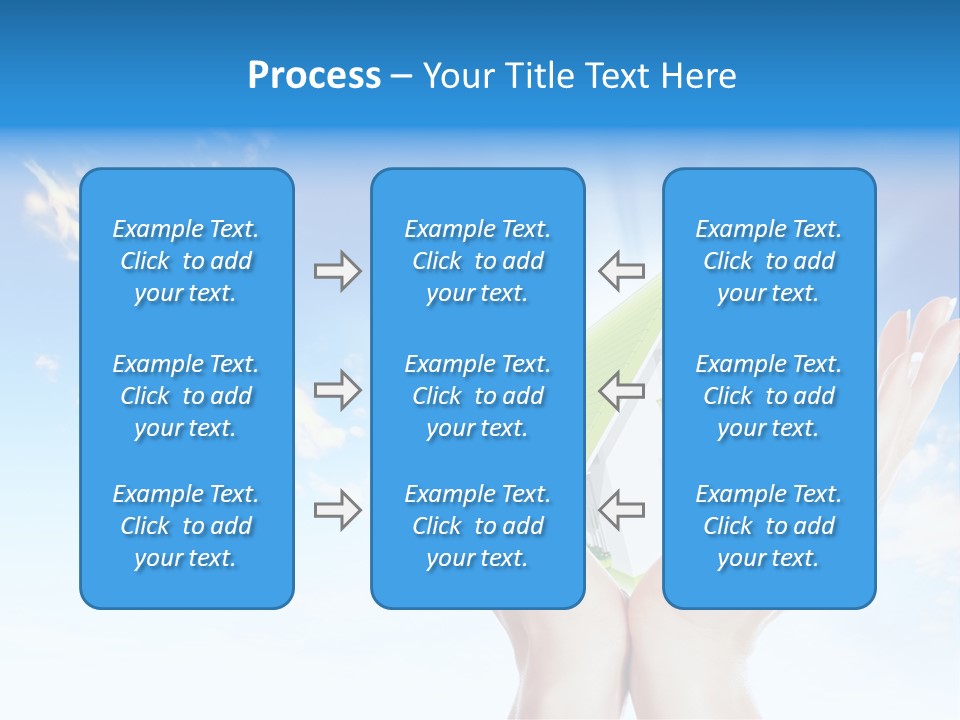 A Person Holding A House In Their Hands PowerPoint Template
