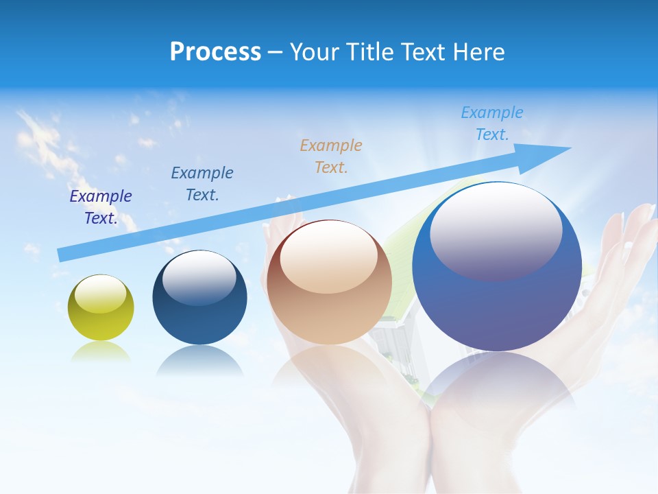 A Person Holding A House In Their Hands PowerPoint Template