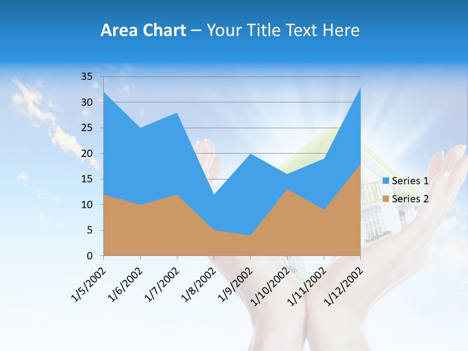 A Person Holding A House In Their Hands PowerPoint Template