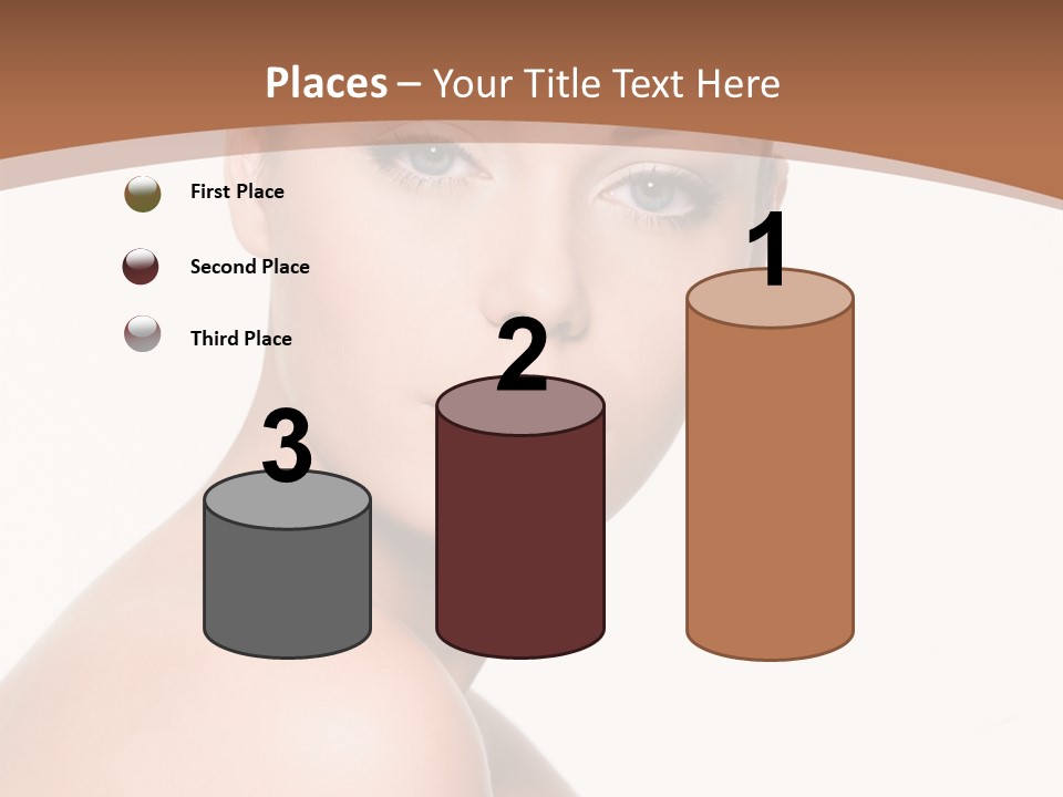 Caucasian Health Woman PowerPoint Template