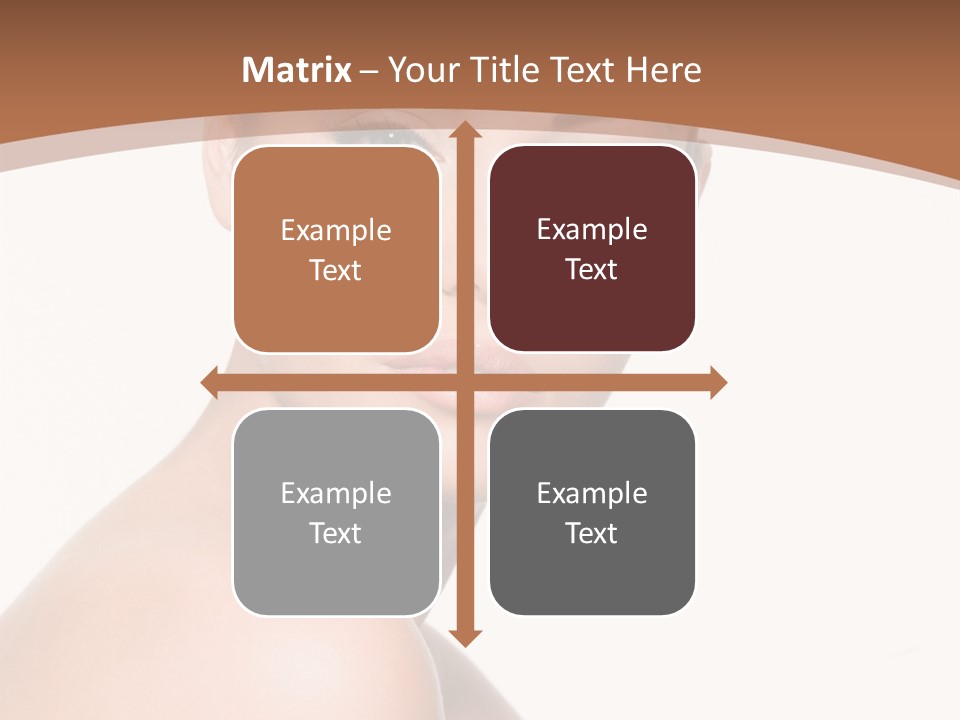 Caucasian Health Woman PowerPoint Template