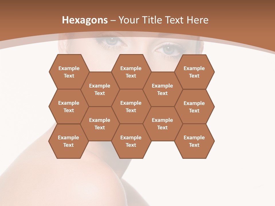 Caucasian Health Woman PowerPoint Template