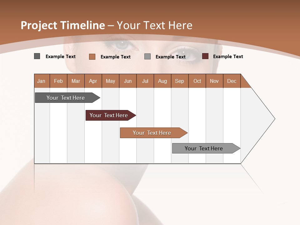 Caucasian Health Woman PowerPoint Template